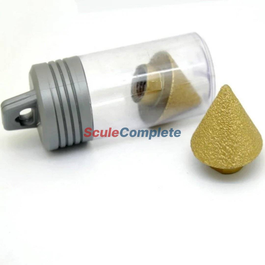 Burghiu Conic Diamantat M14 pentru Gresie, Faianta, Granit, Marmura – Gaurire pana la 50 mm, pentru Polizor Unghiular