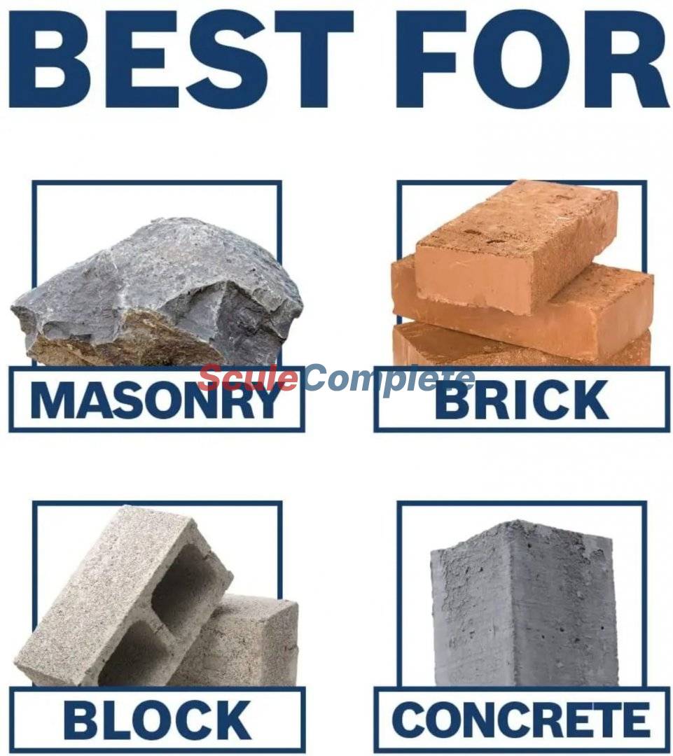 Carota Beton Ø40 mm cu Vidia, SDS Plus, cu Prelungitor 500 mm si Burghiu de Centrare, pentru Caramida si Zidarie