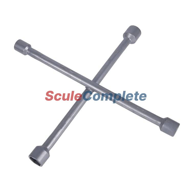 Cheie auto roti tip cruce pentru prezoane, dimensiuni 17mm, 19mm, 21mm, 23mm