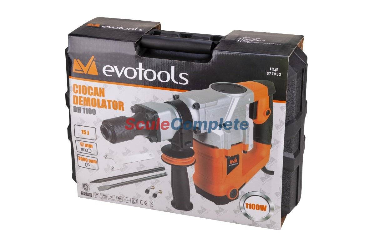 Ciocan Demolator DH1100 EPTO, Putere 1100W, Energie impact 15J