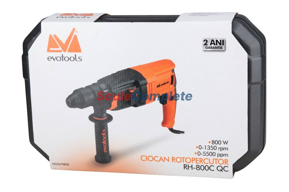 Ciocan Rotopercutor RH 800C QC EPTO Putere 800W