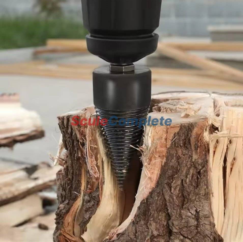 Despicator lemn pentru bormasina, Dimensiune 52mm, Otel Carbon, Negru 