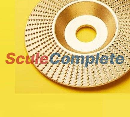 Disc cu raspel tip Conic pentru modelat lemn, rindeluit, sculptat, pentru flex diametru 125mm