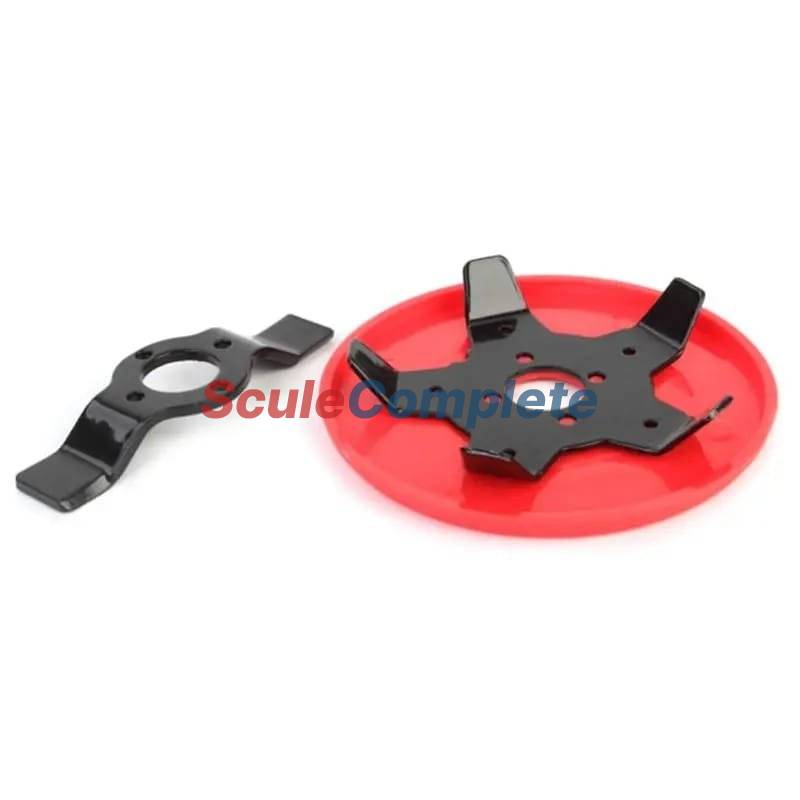 Disc motocoasa 5 lame, protectie, pentru sapat, plivit, tuns iarba, diametru gaura ax 25mm 