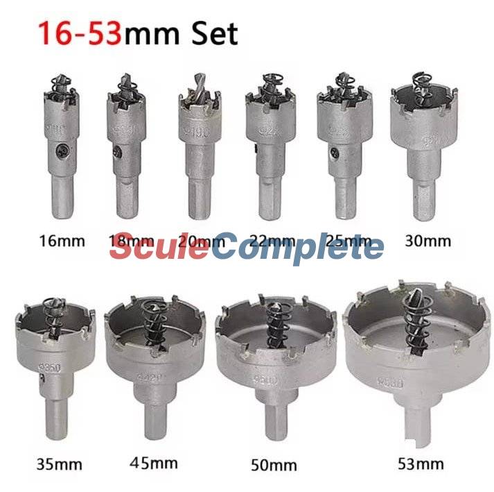 Freze pentru metal, set 10 piese, cutie metalica 