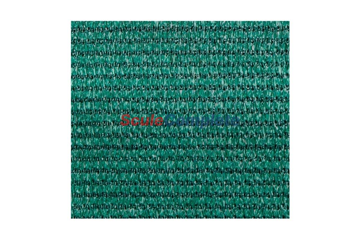 Plasa Umbrire Verde HDPE UV Densitate: 80g/mp, Latime 1.2m, Lungime 100m