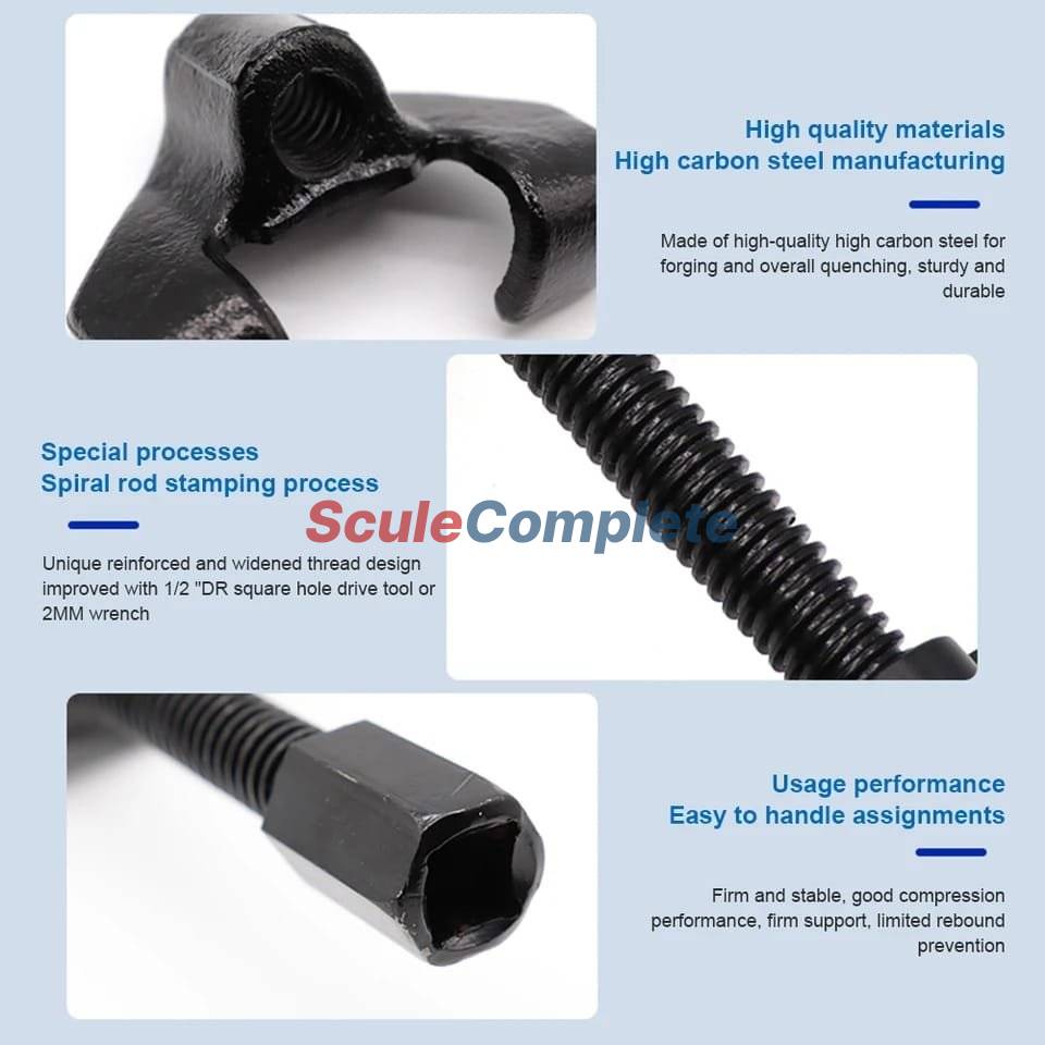 Presa pentru arcuri, Dimensiune 380mm, Set 2 piese