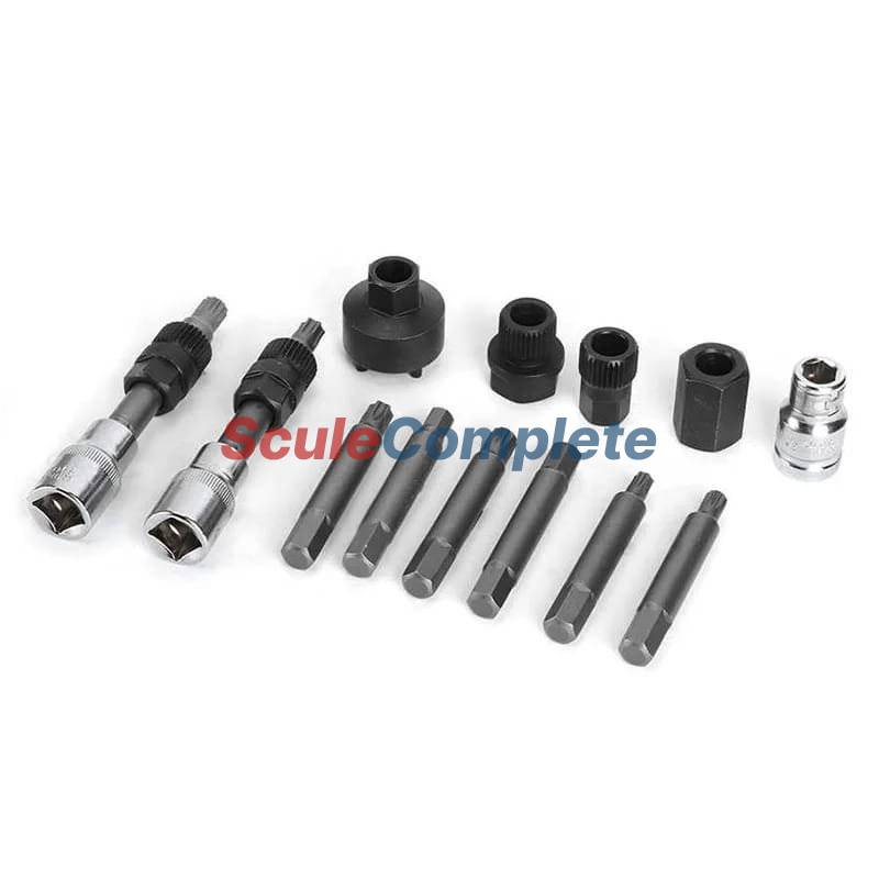 Set 13 Piese Hex, Torx, Spline pentru alternatoare