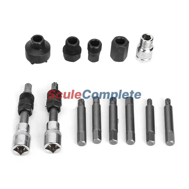 Set 13 Piese Hex, Torx, Spline pentru alternatoare