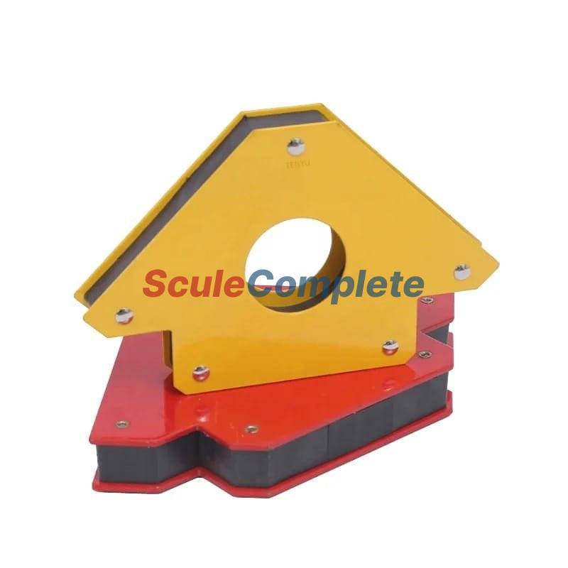 Set 4 buc, Magnet profesional, pentru fixare, unghiuri 45, 90, 135 grade dimensiuni 12cm x 8.5cm 