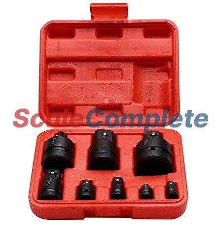 Set Chei adaptor de Impact, 8 piese, 1/4 - 1/2 - 3/8 - 3/4 - 1