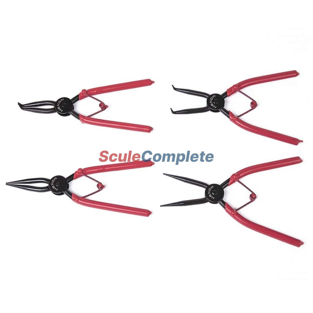 Set Clesti profesionali pentru sigurante si coliere, 175mm, modele diferite, cutie depozitare