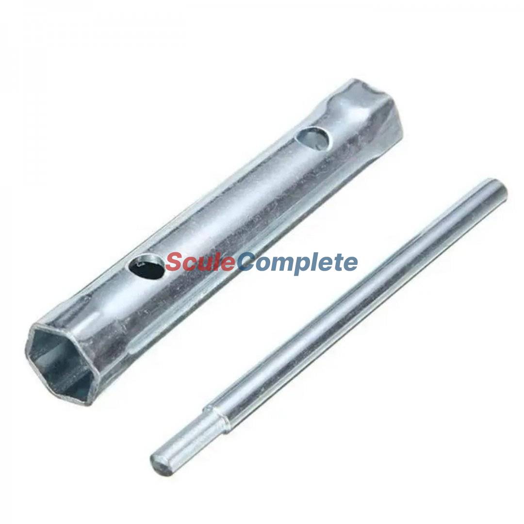 Set Tubulare lungi, duble, cu tija, Diametru 6mm - 22mm, 10 piese