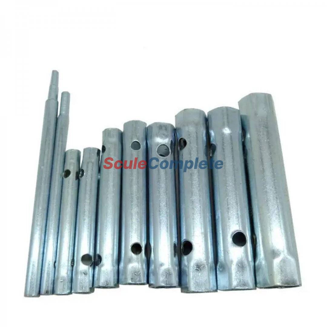 Set Tubulare lungi, duble, cu tija, Diametru 6mm - 22mm, 10 piese