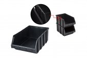 Cutie ModulBox cu sistem de fixare si suprapunere, Dimensiune 107x70x73mm, Culoare Negru